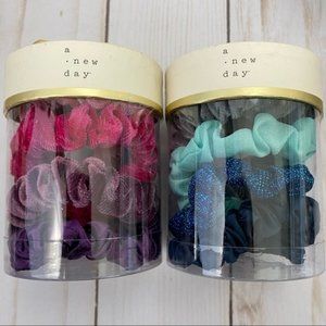 4/$20 A New Day 8 Multicolor Mini Hair Scrunchies